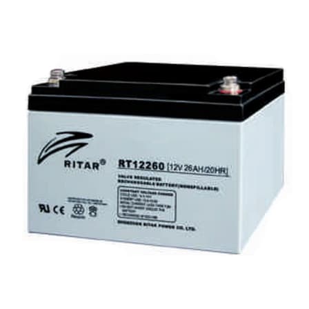 RITAR 12V 26Ah Sealed Maintenance-free Batteries