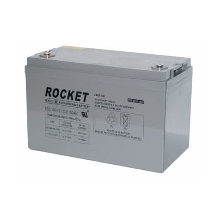 ROCKET ESC Series 12V 100AH Non-Spillable Sealed AGM Battery