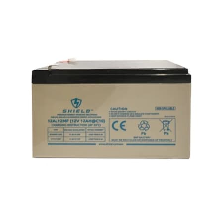 Shield 12V 12AH Non-Spillable Sealed AGM Battery