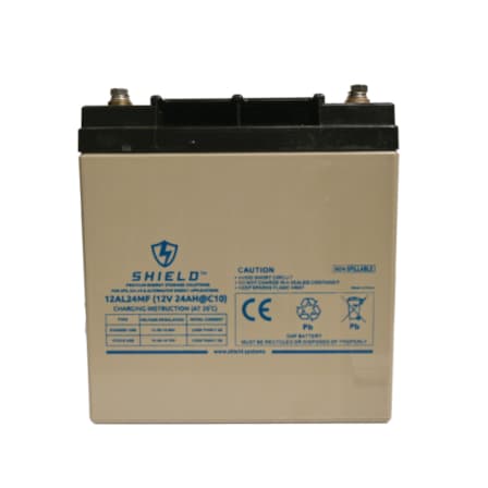 Shield 12V 24AH Non-Spillable Sealed AGM Battery