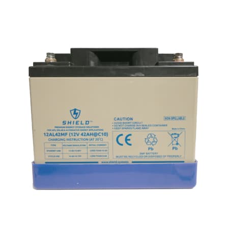 Shield 12V 42AH Non-Spillable Sealed AGM Battery